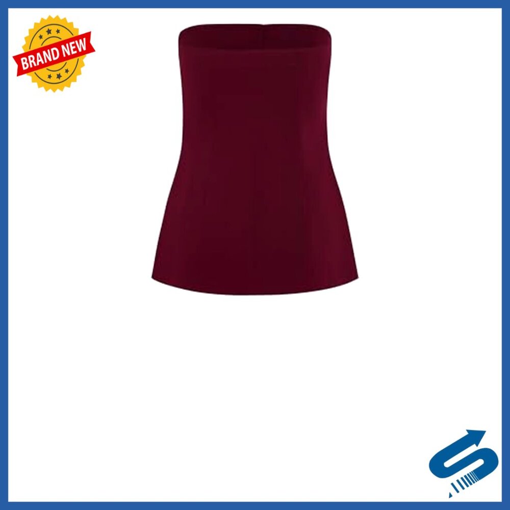 Plus Size Bustier With Button Front, Strapless, E… - image 6